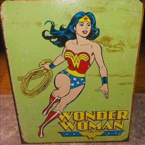 Wonder Woman tin poster